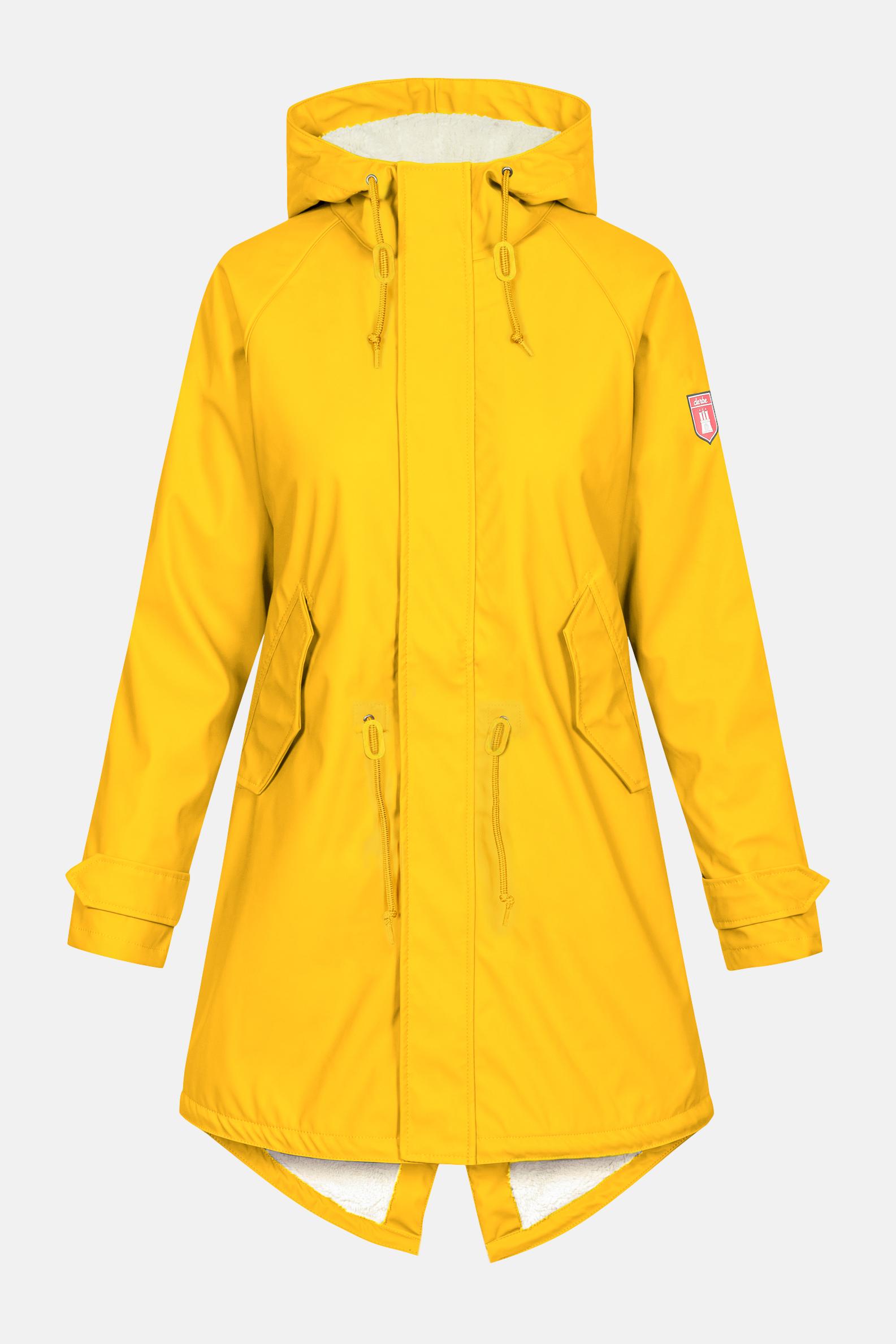 Derbe Friese Tidaholm Damen Regenjacke Friesennerz Gelb Derbe