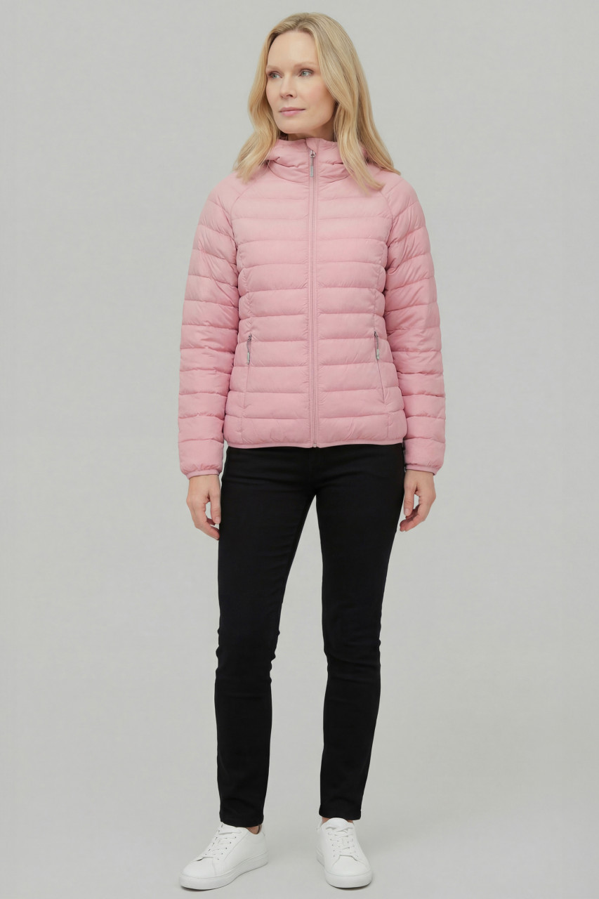 Derbe Damen Steppjacke Lightby Rosa Übergangsjacke