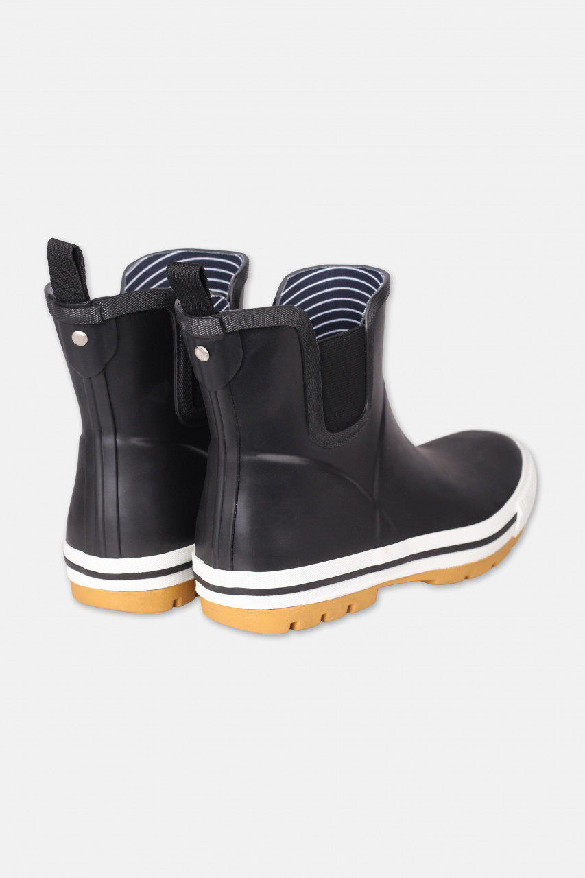 Derbe Wattpuuschen Eco Schwarz Gummistiefel Halbschuhe Nachhaltig