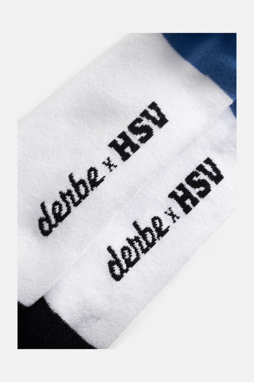Derbe x HSV Moin Moin Socken Weiß HSV Fanartikel Geschenk