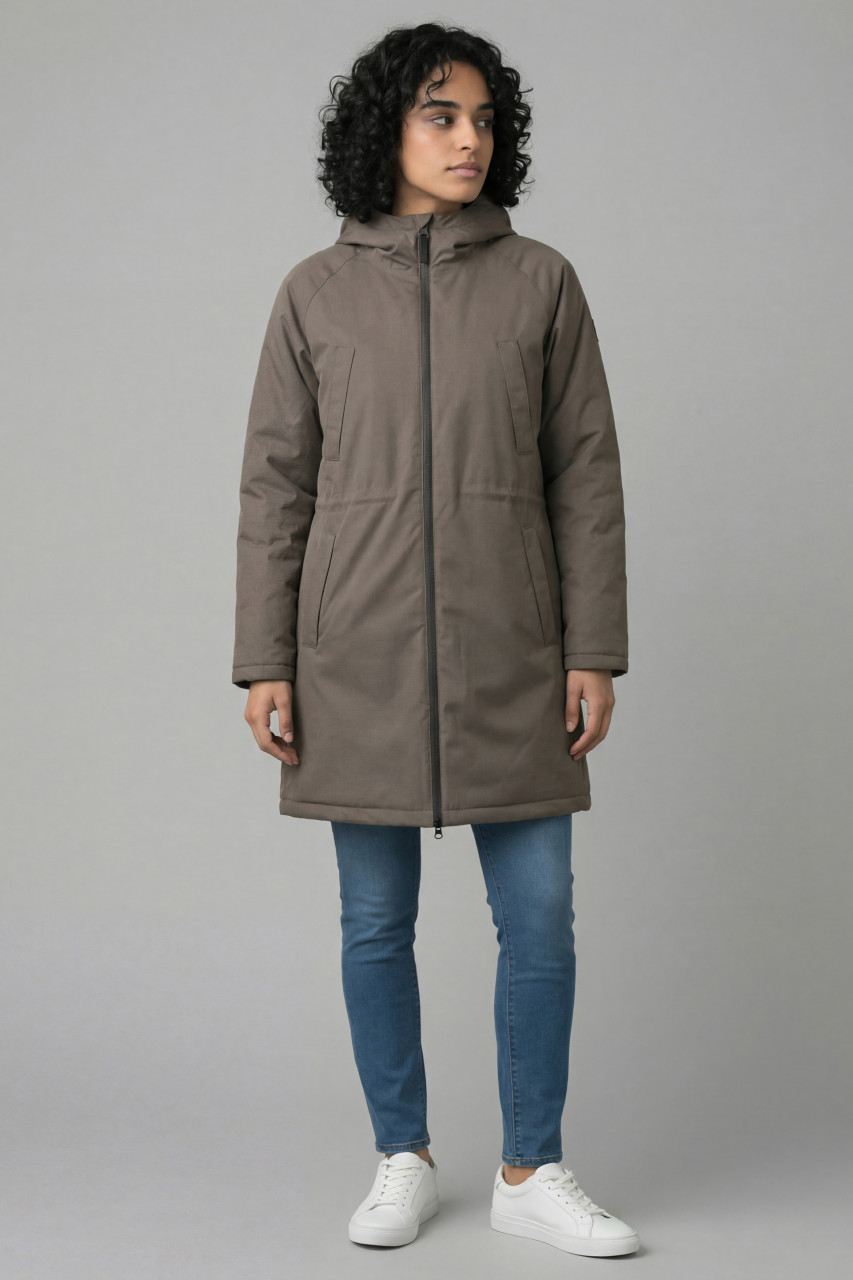Derbe Winterjacke Deutholm Damen Braun Warm Gefüttert