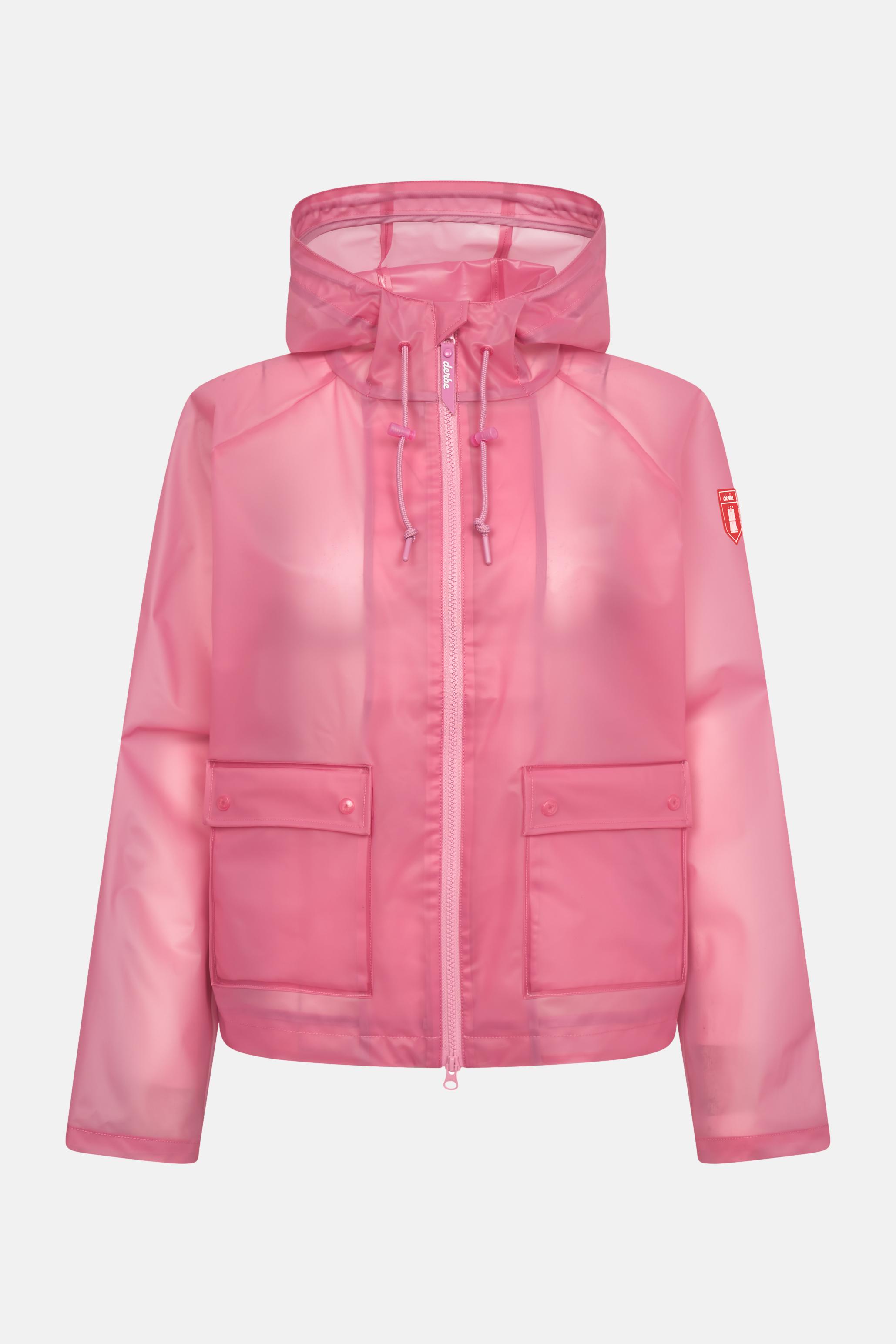 Derbe Rosa Derbe Regenjacke Peutby Ghost Damen Rosa Transparent | Derbe Hamburg Shop