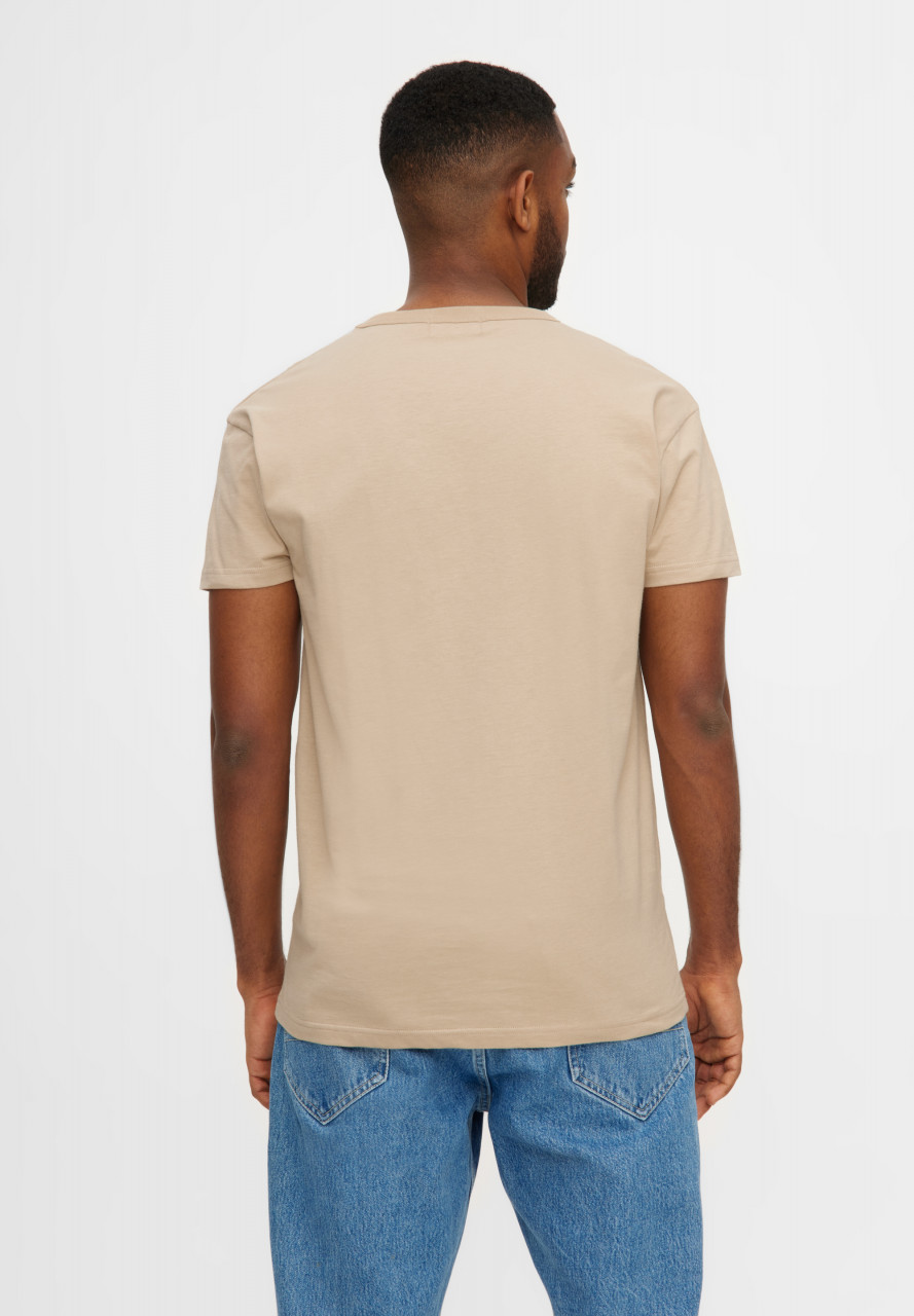 Derbe T-Shirt Sturmmöwe Herren Beige GOTS Organic