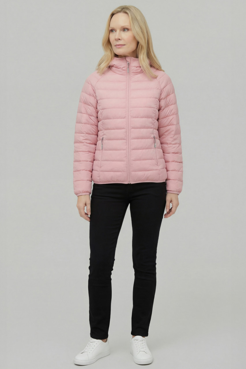 Derbe Damen Steppjacke Lightby Rosa Übergangsjacke