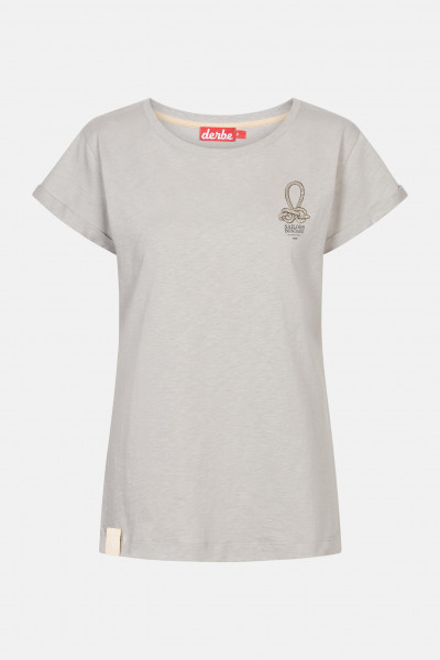 Derbe Saibon Damen T-Shirt Paloma Grau Sailor Nachhaltig Derbe Saibon Damen T-Shirt Paloma Grau Sailor Nachhaltig