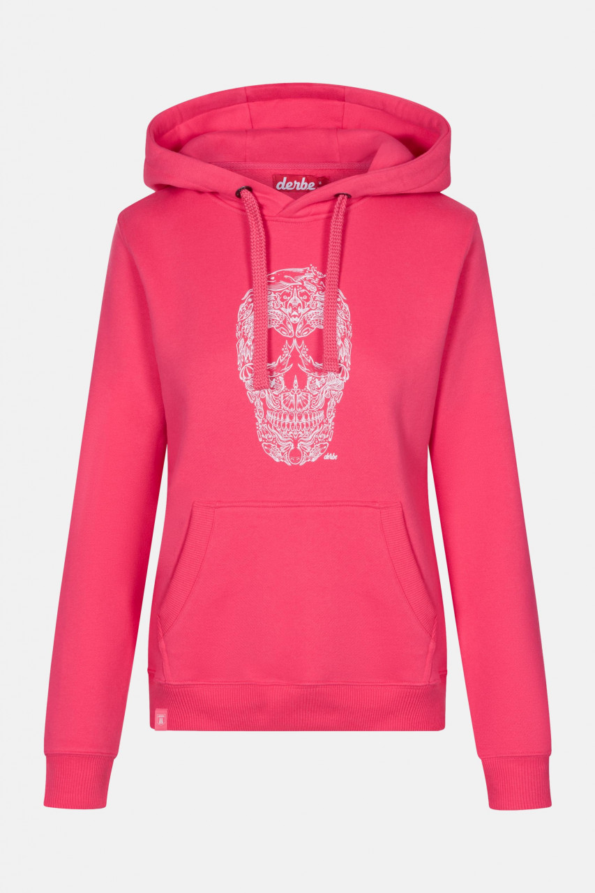 Derbe Fishskull Damen Hoodie Paradise Pink