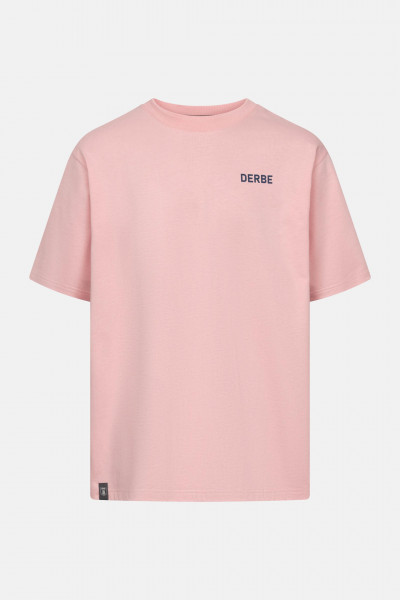 Derbe T-Shirt Moin Franz Herren Rosa GOTS Organic