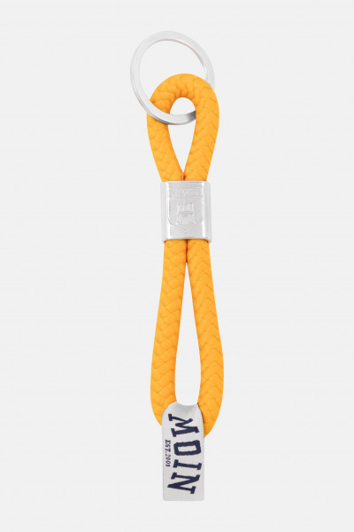 Derbe Schlüsselanhänger Keychain Gelb Moin Kurz