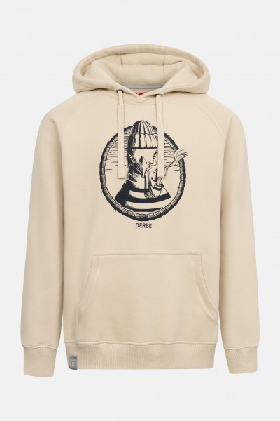 Derbe Matrosenmöwe Hoodie Herren Kapuzenpullover Beige Semolina Derbe Matrosenmöwe Hoodie Herren Kapuzenpullover Beige Semolina