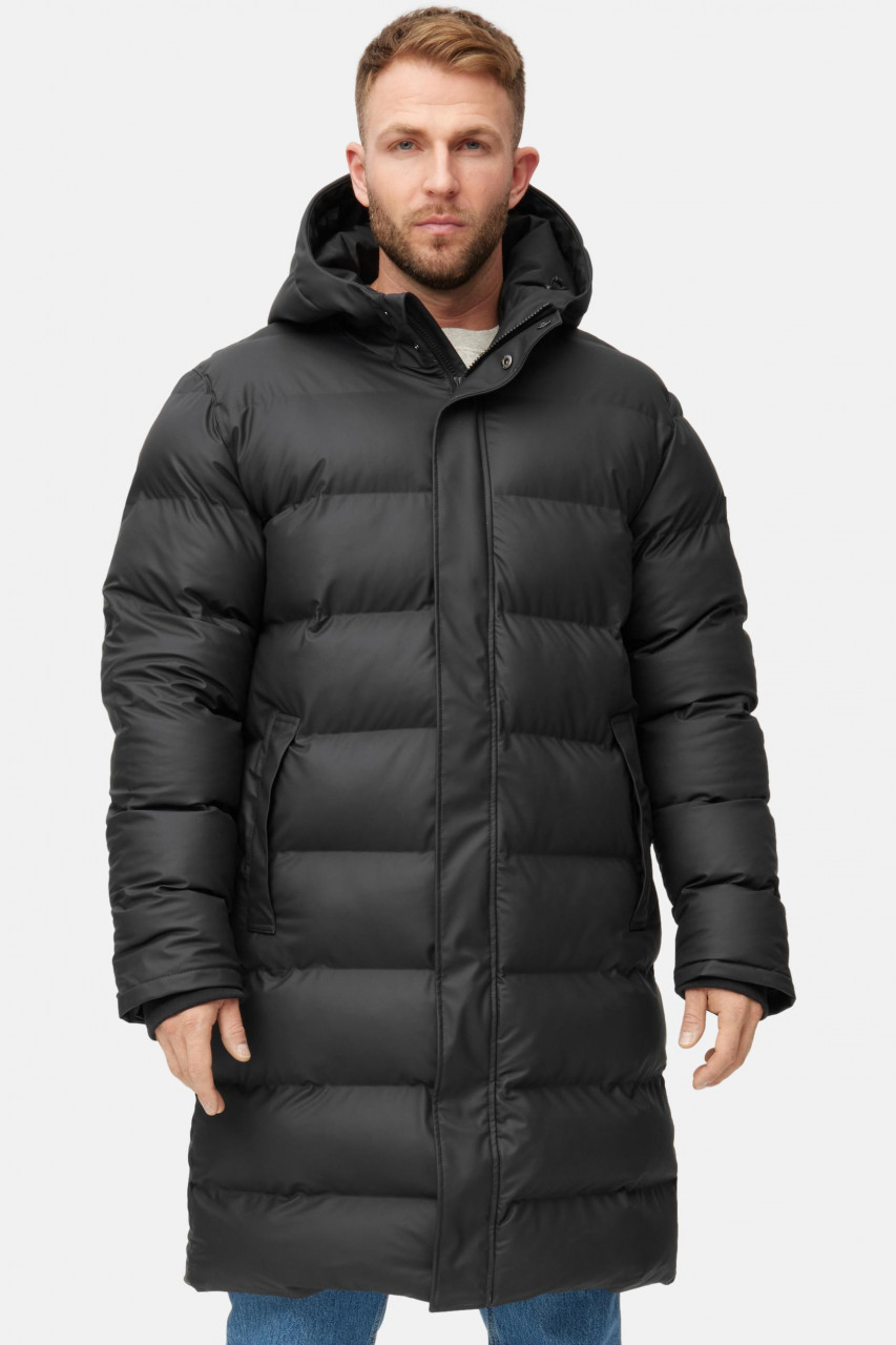 Derbe Winterjacke Interholm Herren Schwarz Puffer