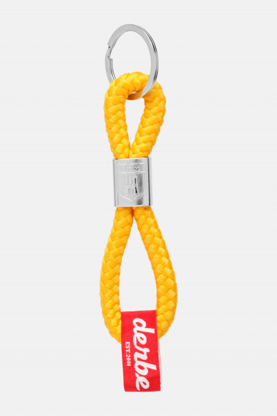 Derbe Schlüsselanhänger Keychain Gelb Moin Kurz