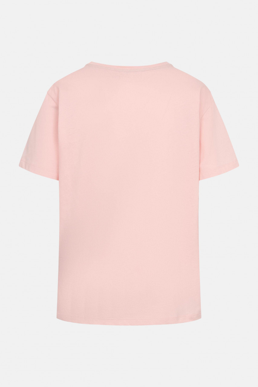 Derbe T-Shirt Moin X Damen Rosa Rot GOTS Organic