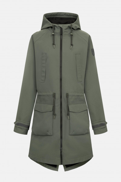 Derbe Regenjacke Phoeby Dog Damen Grün Hundejacke