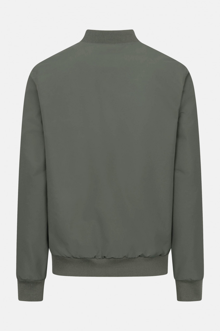 Derbe Übergangsjacke Blousholm Pinstripe Herren Oliv Grün