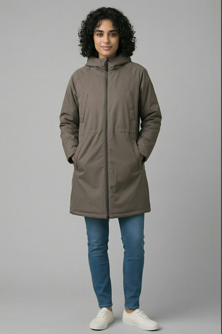 Derbe Winterjacke Deutholm Damen Braun Warm Gefüttert