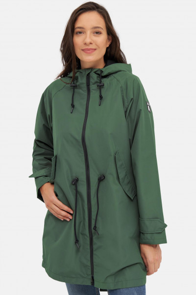 Derbe Ripby Kombu Green Damen Regenparka Grün Nachhaltig