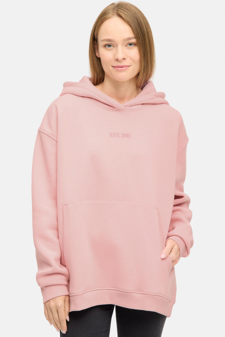 Derbe Hoodie Moin X Damen Rosa Kapuzenpullover
