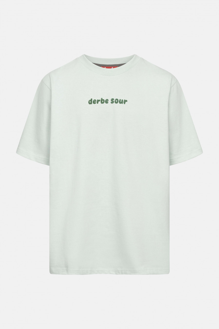 Derbe T-Shirt Peasy Squeezy Hellgrün Türkis GOTS Organic