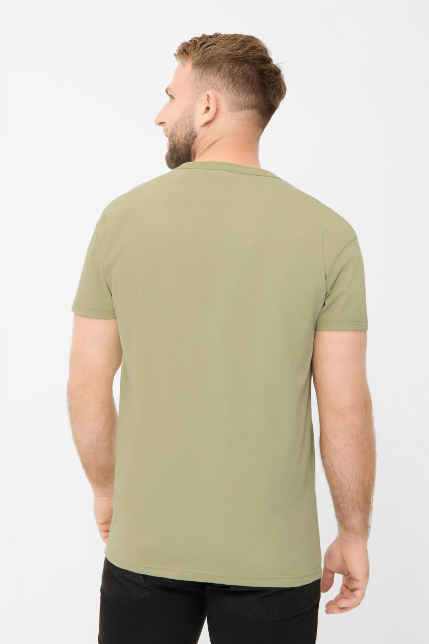 Derbe T-Shirt Brötchenmöwe Herren Hellgrün GOTS Organic