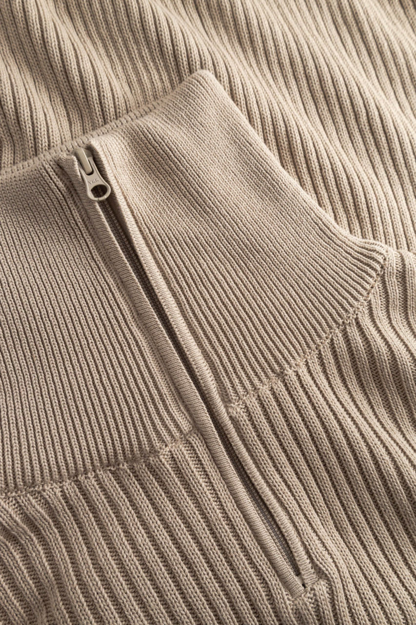 Derbe Troyer Matrosenplünn Herren Beige Strickpullover GOTS Organic