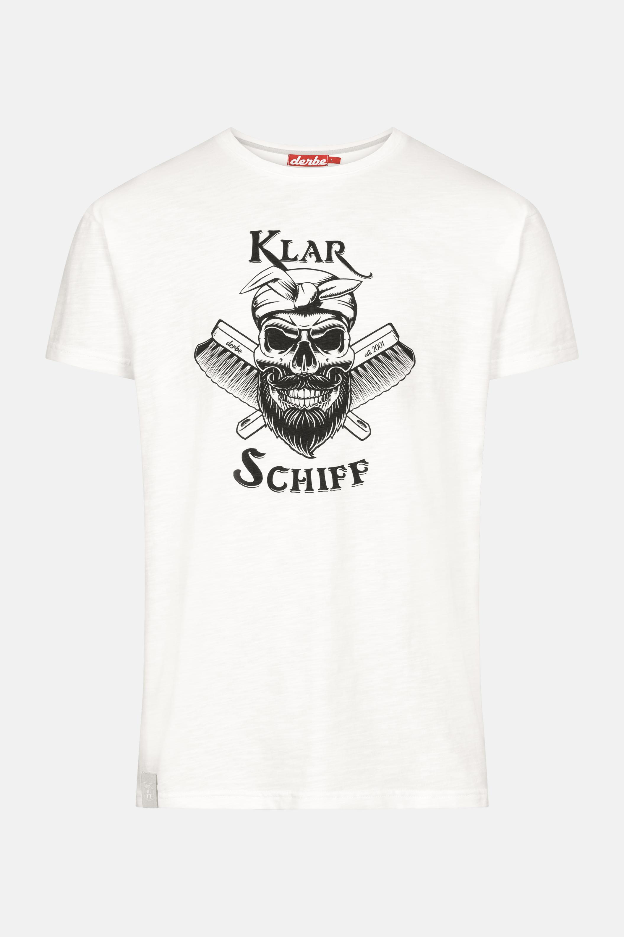 T-Shirt | Herren Weiß Klarschiff